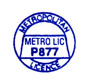 Metro license - P877